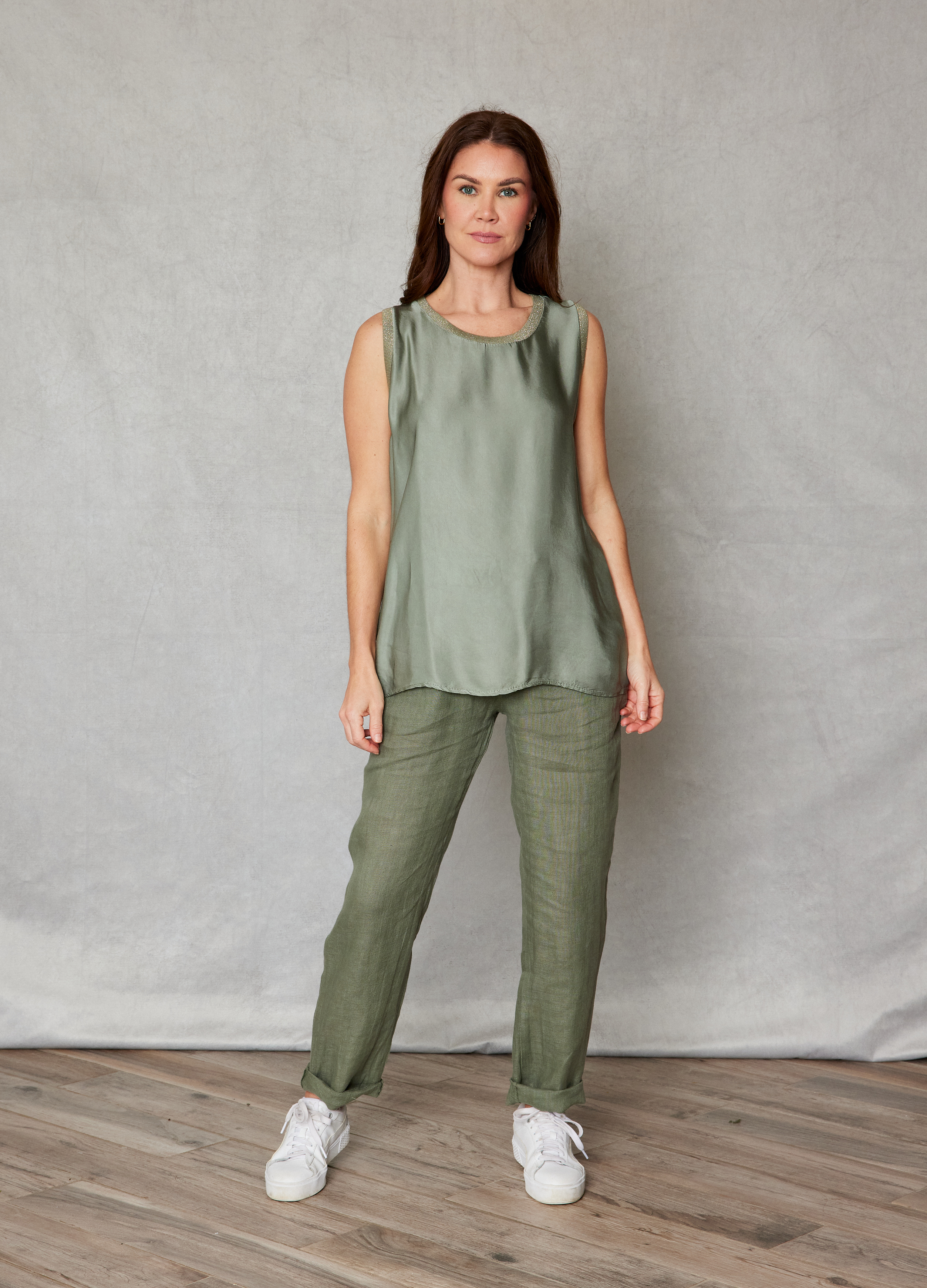 Slim Linen Pant