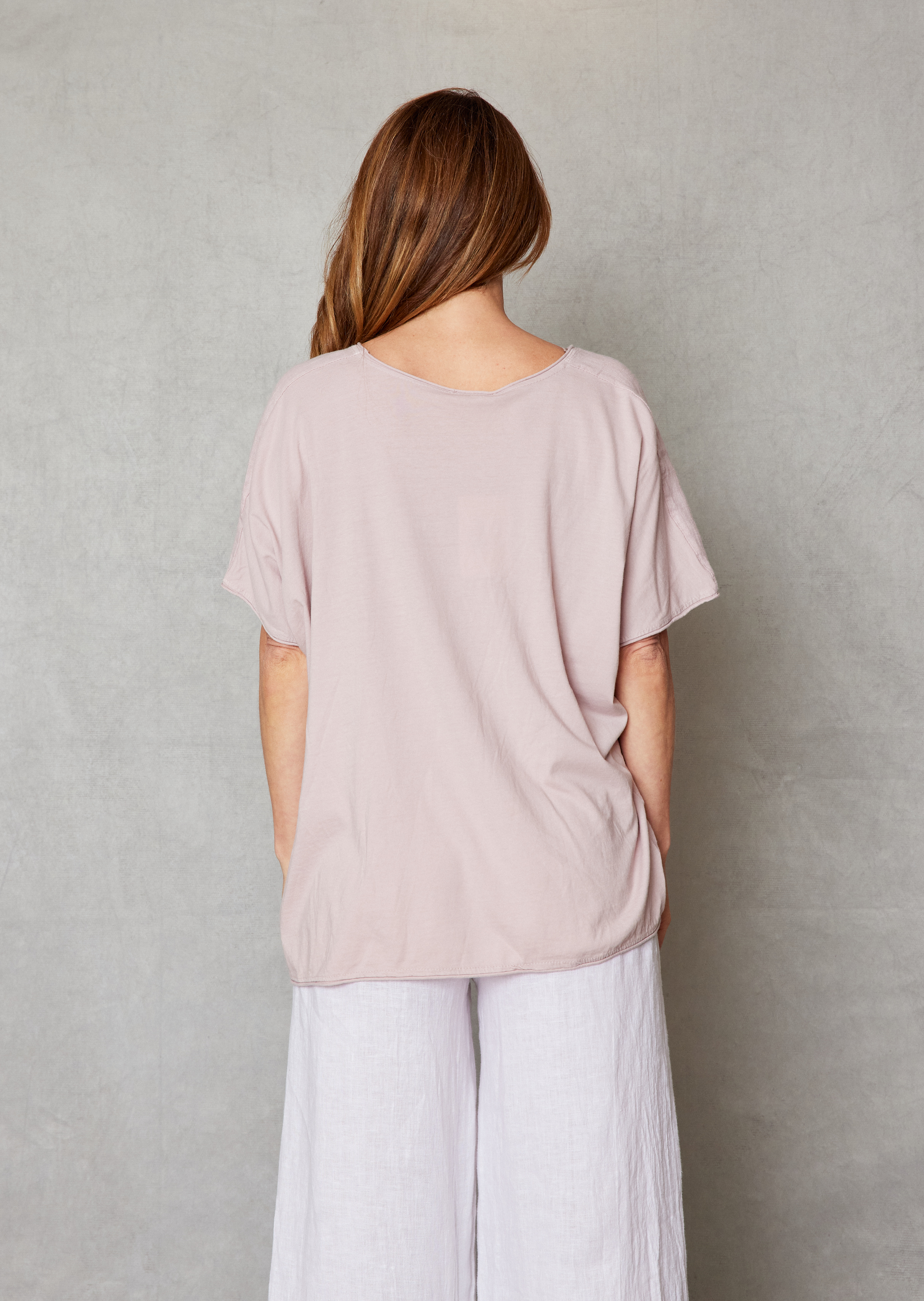Perfect Linen V-Neck  Tee (7 Colors)