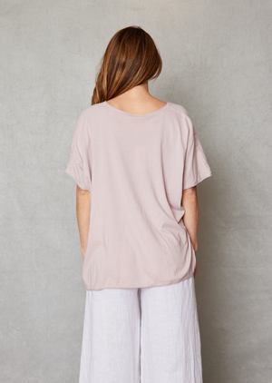 Perfect Linen V-Neck Full Tee