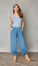 Linen Draw Cord  Botom Pant
