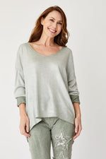 Shinny Front Sweater (Eight Colors) - Jacqueline B Clothing