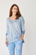 Shinny Front Sweater (Eight Colors) - Jacqueline B Clothing