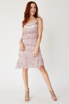 Short Layered Silk Dress (Six Colors) - Jacqueline B Clothing
