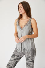 Lace Edge Camisole - Jacqueline B Clothing