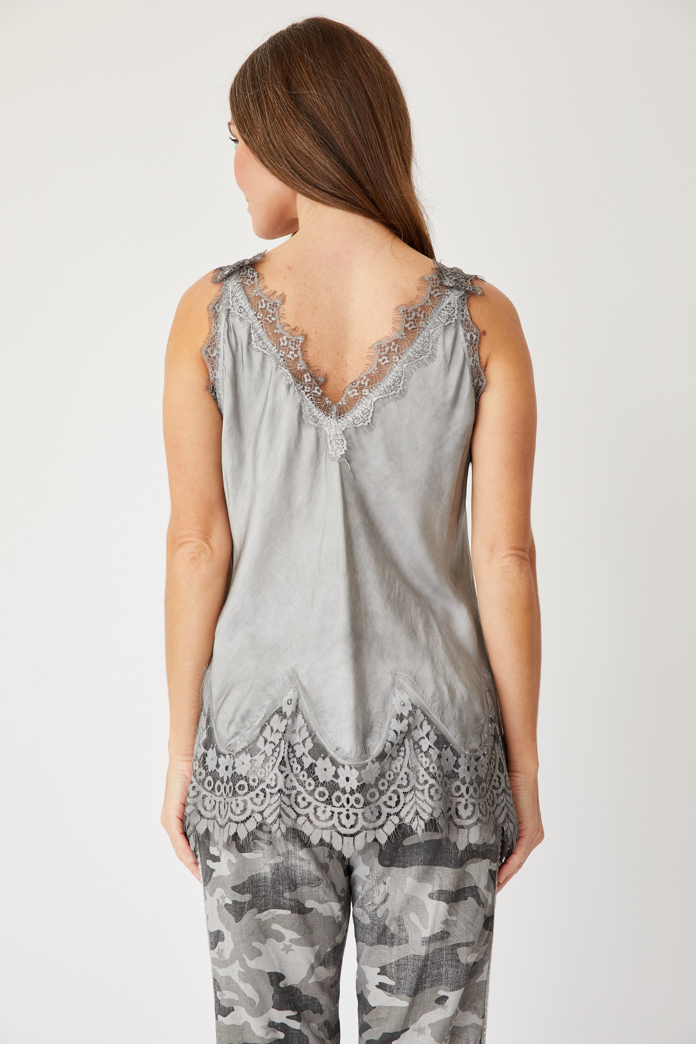 Lace Edge Camisole - Jacqueline B Clothing