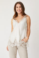 Lace Edge Camisole - Jacqueline B Clothing