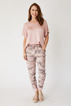Soft Camo Pants w/ Mini Stars - Jacqueline B Clothing