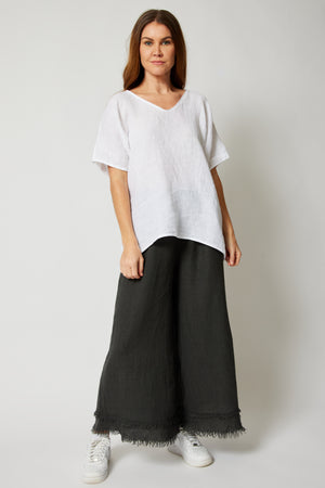 Oversized Linen Tee Shirt