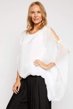 Italian Silk Cold Should Top - Jacqueline B Clothing