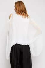 Italian Silk Cold Should Top - Jacqueline B Clothing