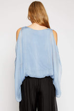 Italian Silk Cold Should Top - Jacqueline B Clothing