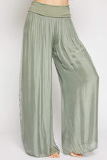Italian Silk Pant - Jacqueline B Clothing