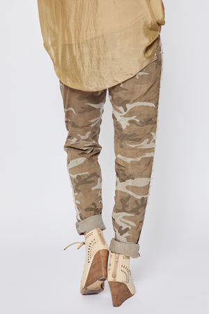 Super Stretch Studded Camo Pants - Jacqueline B Clothing