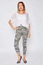 Super Stretch Studded Camo Pants - Jacqueline B Clothing