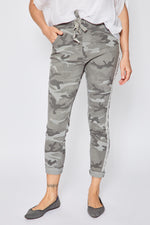 Super Stretch Studded Camo Pants - Jacqueline B Clothing