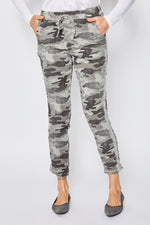 Soft Camo Pants w/ Mini Stars - Jacqueline B Clothing