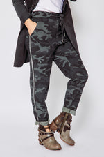 D Style Silver Stripe Camo Pants (Five Colors) - Jacqueline B Clothing