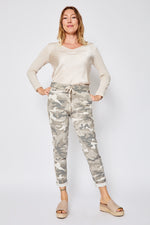 D Style Silver Stripe Camo Pants (Five Colors) - Jacqueline B Clothing