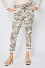 D Style Silver Stripe Camo Pants (Five Colors) - Jacqueline B Clothing