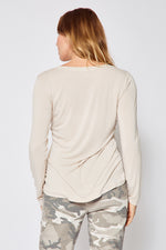 Long Sleeve Fitted V Neck (Three Colors) - Jacqueline B Clothing