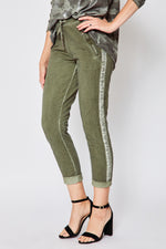 Zipper / Ribbon Pants (Eight Colors) - Jacqueline B Clothing