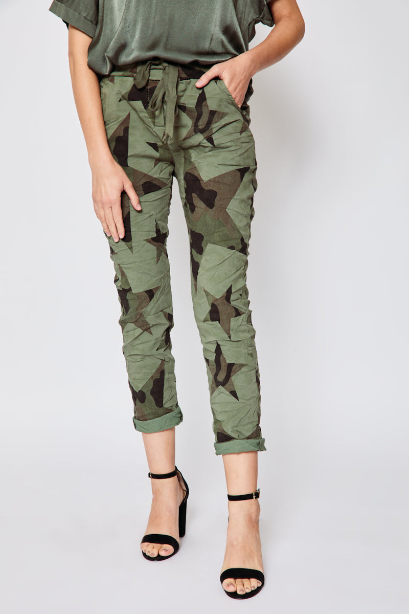 Big Star Camo Pants (Three Colors) - Jacqueline B Clothing
