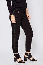 Zipper / Ribbon Pants (Eight Colors) - Jacqueline B Clothing