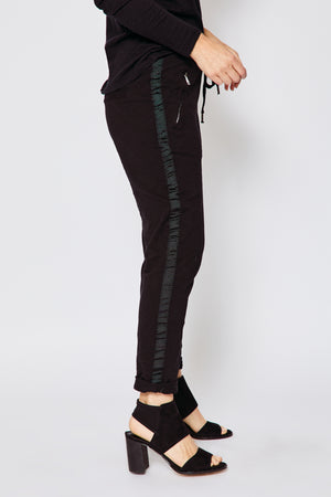 Zipper / Ribbon Pants (Eight Colors) - Jacqueline B Clothing