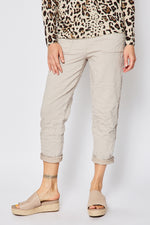 Studded Solid Pants (Three Colors) - Jacqueline B Clothing