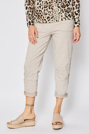 Studded Solid Pants (Three Colors) - Jacqueline B Clothing