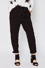 Studded Solid Pants (Three Colors) - Jacqueline B Clothing