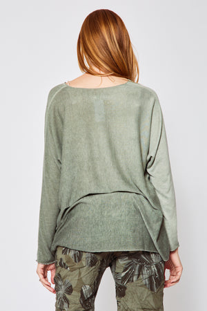 Ombre Long Sleeve Top (Three Colors) - Jacqueline B Clothing
