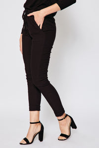 Skinny Solid Stretch Pants (Five Colors) - Jacqueline B Clothing