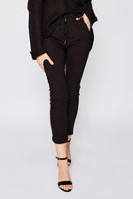 Skinny Solid Stretch Pants (Five Colors) - Jacqueline B Clothing