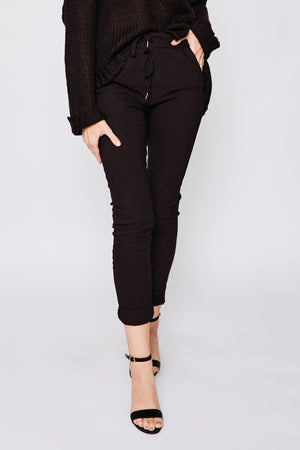 Skinny Solid Stretch Pants (Five Colors) - Jacqueline B Clothing