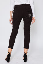 Embellished Star Stretch Pants (Four Colors) - Jacqueline B Clothing