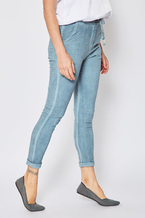 Skinny Solid Stretch Pants (Five Colors) - Jacqueline B Clothing