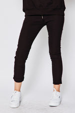 Skinny Solid Stretch Pants (Five Colors) - Jacqueline B Clothing