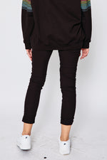 Skinny Solid Stretch Pants (Five Colors) - Jacqueline B Clothing