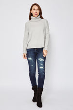 Turtleneck Fringe Sweater (Six Colors) - Jacqueline B Clothing