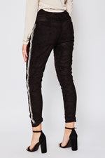 Black Suede Pants - Jacqueline B Clothing