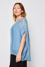 Italian Silk T -Shirt (eight colors) - Jacqueline B Clothing