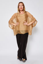 Italian Silk Flowing T Shirt (Three Colors) - Jacqueline B Clothing