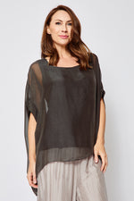 Italian Silk T -Shirt (eight colors) - Jacqueline B Clothing