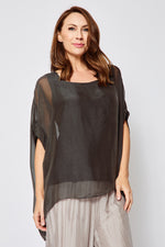 Italian Silk T -Shirt (eight colors) - Jacqueline B Clothing