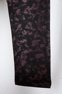Pattern Legging Plum Cloud - Jacqueline B Clothing