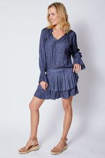 Herringbone Pattern Dress - Jacqueline B Clothing