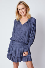 Herringbone Pattern Dress - Jacqueline B Clothing