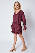 Herringbone Pattern Dress - Jacqueline B Clothing