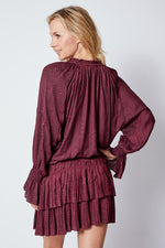 Herringbone Pattern Dress - Jacqueline B Clothing